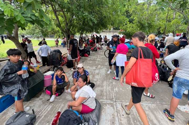 Rechaza caravana migrante oferta de INM para seguir trámites en Tapachula