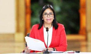 Delcy Rodríguez: los trabajadores tienen alta conciencia para defender la patria
