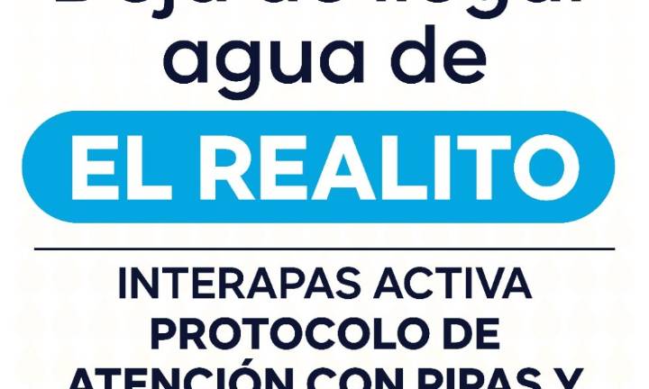 #OtraVez | Deja de llegar agua de “El Realito”