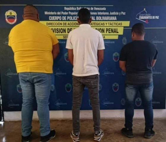 Presos tres PNB por matraqueros