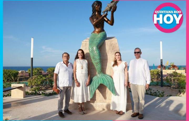 Inauguran la escultura “Mujer Isleña” como tributo a las mujeres de Isla Mujeres