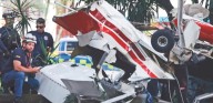 Revelan video del momento en el que cayó una avioneta en Medellín