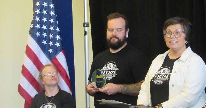 Local frozen treat company recognized with award by small business center
