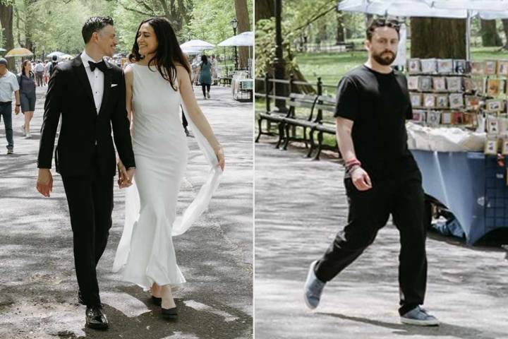 Kieran Culkin Accidentally Photobombs Couple's NYC Wedding Photo Shoot (Exclusive)