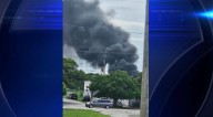 Vehicle junkyard fire under control in Homestead