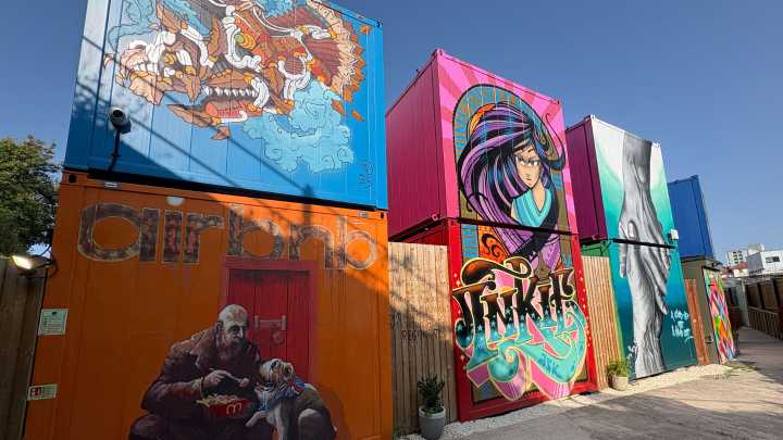 This charity converts shipping containers into homes for homeless people