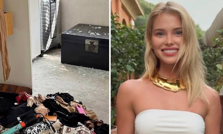 Russian Instagram model has London home ransacked by thief who broke in through window