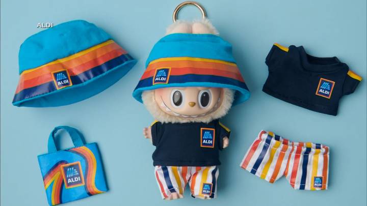 ALDI giving away free limited-edition labubu merchandise