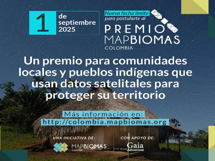 Convocatoria: Premio Mapbiomas Colombia