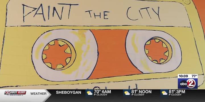 ‘Paint The City’ in Appleton gives artists a massive canvas for a new city mural