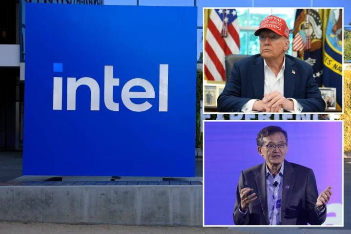 Intel shares jump as Trump says US taking a 10% stake in struggling chipmaker