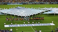 UEFA respalda pancarta contra violencia a niños en partido de Supercopa
