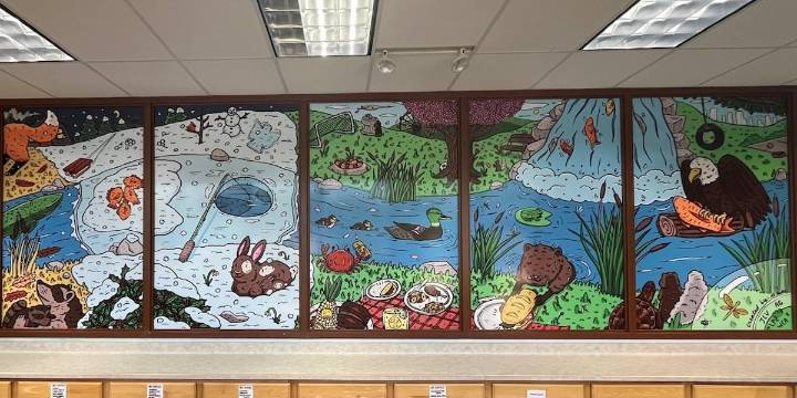 Dane County Department of Human Services unveils new office renovations, interactive mural