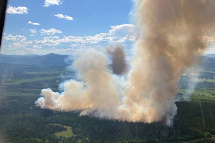 No growth to Snaking River wildfire; BCWS worried about increased temperature, winds