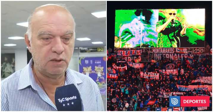 Llegó a Conmebol a culpar a chilenos: presidente de Independiente insiste en inocencia de sus hinchas