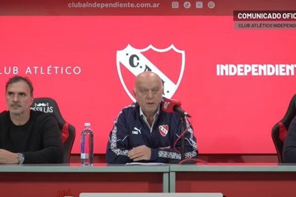 Grindetti defendió a Independiente: “Fuimos víctimas, no responsables”