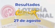 Resultados del Chispazo de hoy 27 de agosto del 2025. Ve los números ganadores