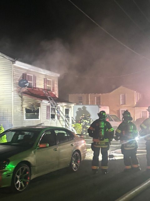 Crews in Suffolk respond to fire on Wilson Street