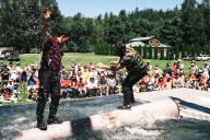 Lumberjacks show off skills at the Saanich Fair
