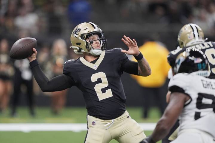 Rattler rallies Saints to 17-all preseason tie with Jaguars as competition with Shough continues
