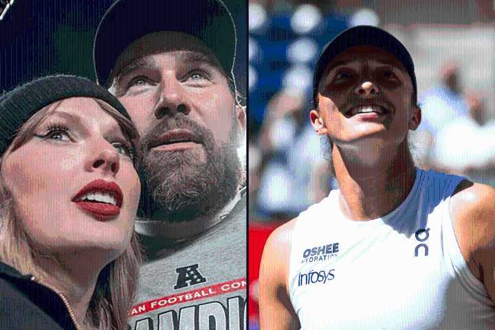 Taylor Swift's engagement arrives right on time for Iga Swiatek's first U.S. Open win of 2025
