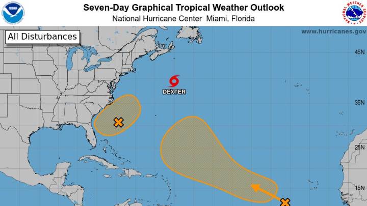 Dexter could intensify as it moves away from East Coast: See tracker