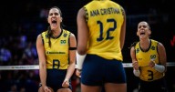 Brasil venció 3-1 a República Dominicana y avanzó a cuartos de final del Mundial de Vóley