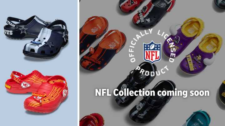 Crocs x NFL collab announcement: New collection drops in September