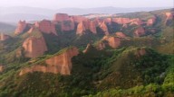 Así se veía el paisaje de Las Médulas desde el helicóptero de Jesús Calleja