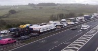 M8 'closed in both directions' near Lanarkshire after man found injured on motorway
