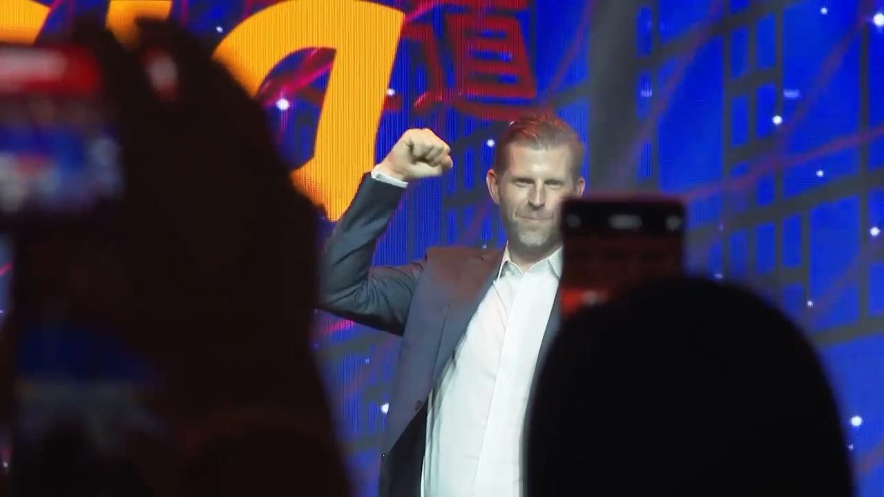 Eric Trump tells Hong Kong conference US president has 'embraced' digital revolution