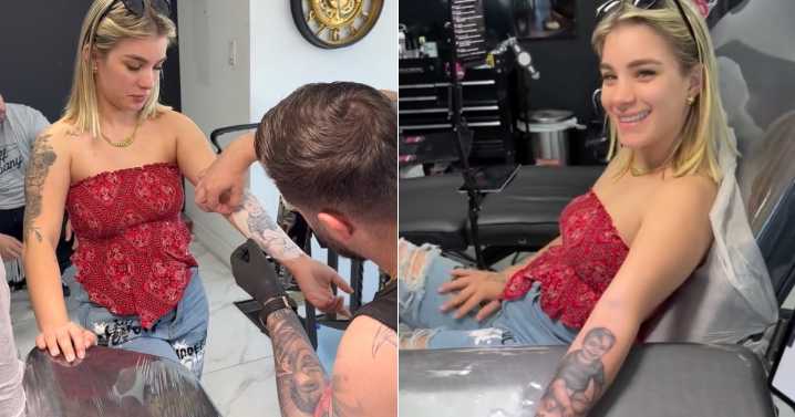 Claudia Artiles se tatúa el rostro y el nombre de su hijo Marlon: "Estoy cumpliendo un sueño"