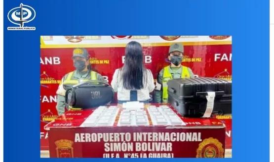 Colombiana fue imputada por tráfico de droga en La Guaira