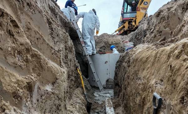 Servicoop realizó importante obra de renovación cloacal en la zona norte