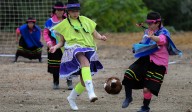 Las futbolistas de la montaña: en Jenesano se juega así