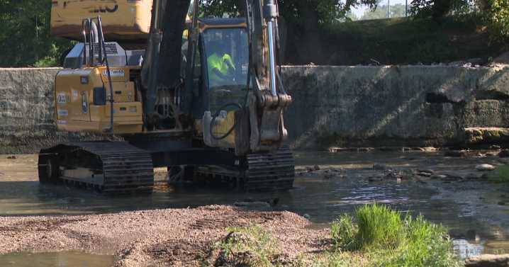 Low-head dam at Great Crossing Park to be removed this week with mixed community reaction
