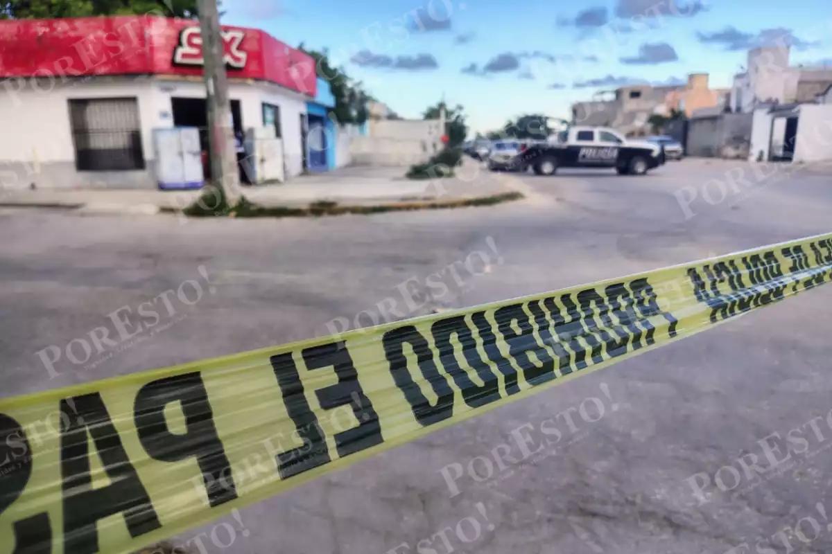 Balean a la “roba taxis” en la SM 201 de Cancún; estaría ligada a un robo reciente