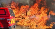 West Richland fire prompts road closures near West Van Giesen