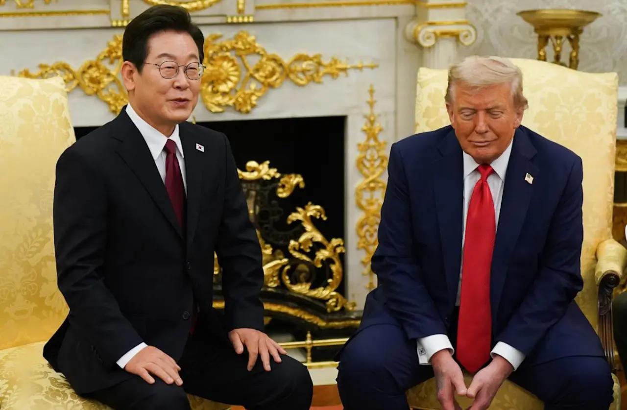Trump dice que quiere reunirse con Kim Jong-un mientras presidente de Corea del Sur visita la Casa Blanca