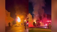 ‘The house is on fire!’ Lake Forest family escapes flames with their dog