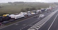 West Lothian drivers facing major delays as M8 closed after man 'found injured'