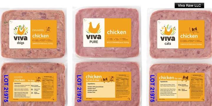 Dog and cat food recalled due to salmonella and listeria concerns