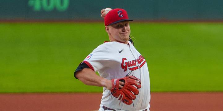 Parker Messick gets 1st MLB win as Guards blank Rays
