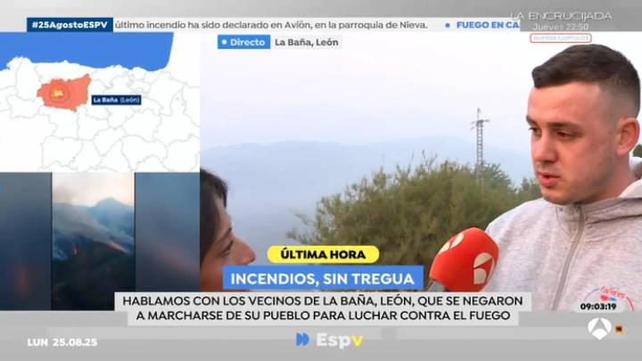 Un vecino de León que se niega abandonar su casa: "Volver y no encontrar nada también es un riesgo"