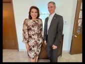 Se reune Lorenia Valles con el cónsul de Estados Unidos y miembros del sector minero