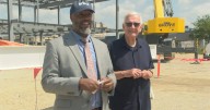 RVC marks construction milestone on new Downtown West campus with beam celebration