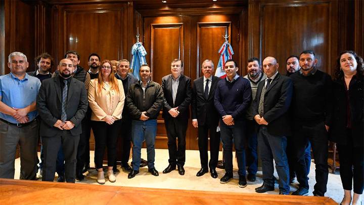 Zamora y Elías Suárez recibieron a autoridades de la Asociación del Personal de Tribunales de Cuentas de la República Argentina