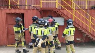 Medios terrestres y aéreos extinguen un incendio en la pedanía murciana de El Palmar (Región de Murcia)