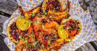 Tiny village an hour from Bristol has pub where you can eat spectacular seafood by gorgeous beach
