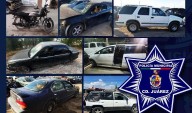 Recupera policía 8 vehículos robados en 24 horas